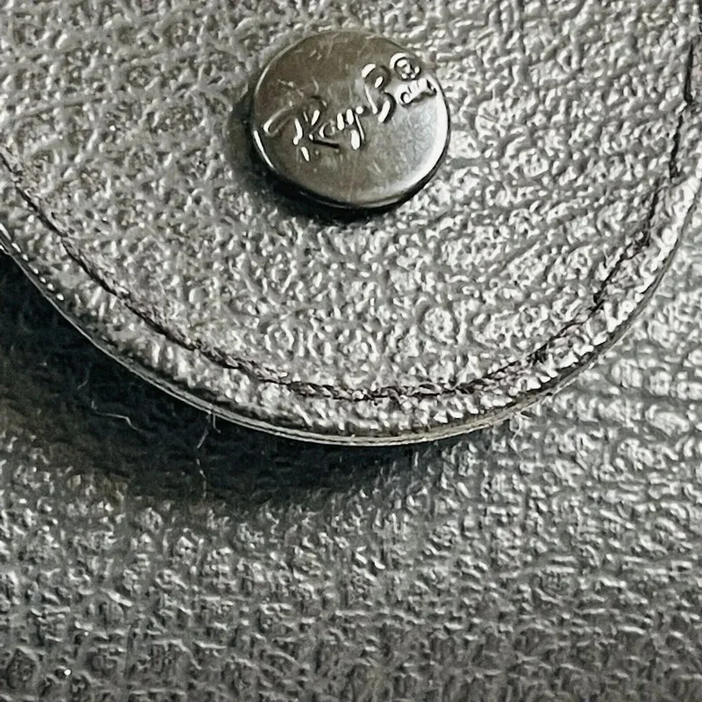 Ray Ban Eyeglasses Sunglasses Case‎ Black Pebbled Glasses Accessory